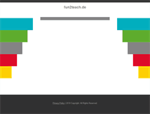 Tablet Screenshot of fun2teach.de
